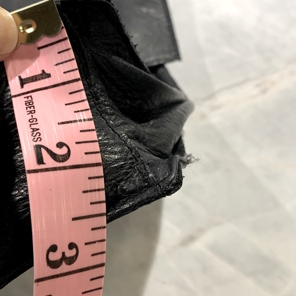 H&M x Karl Lagerfeld black leather cross body bag with silver hardware *Rare* - Picture 14 of 14